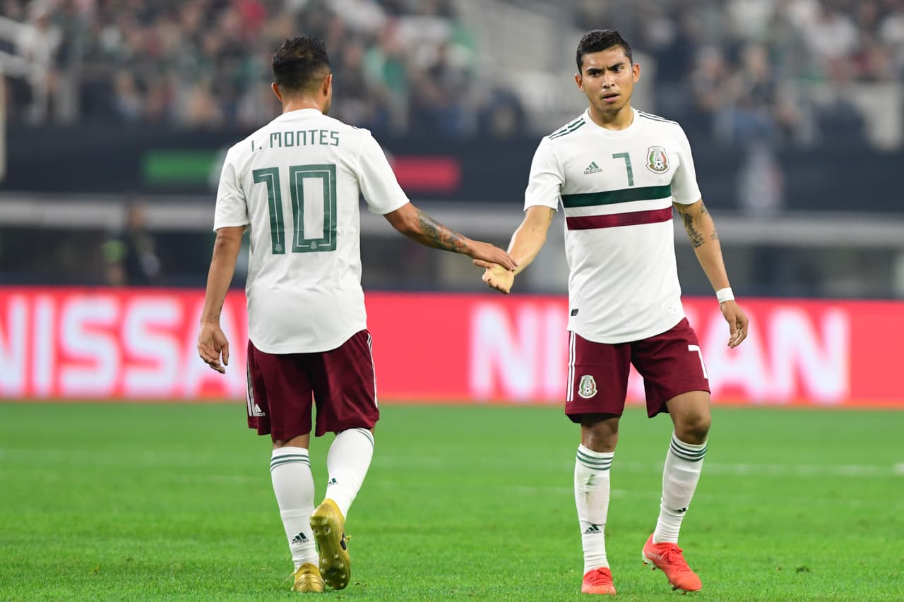 Esto para el 'Chapito' estaba dejando buenas sensaciones, una mejor manera de participar en el duelo en el segundo tiempo.