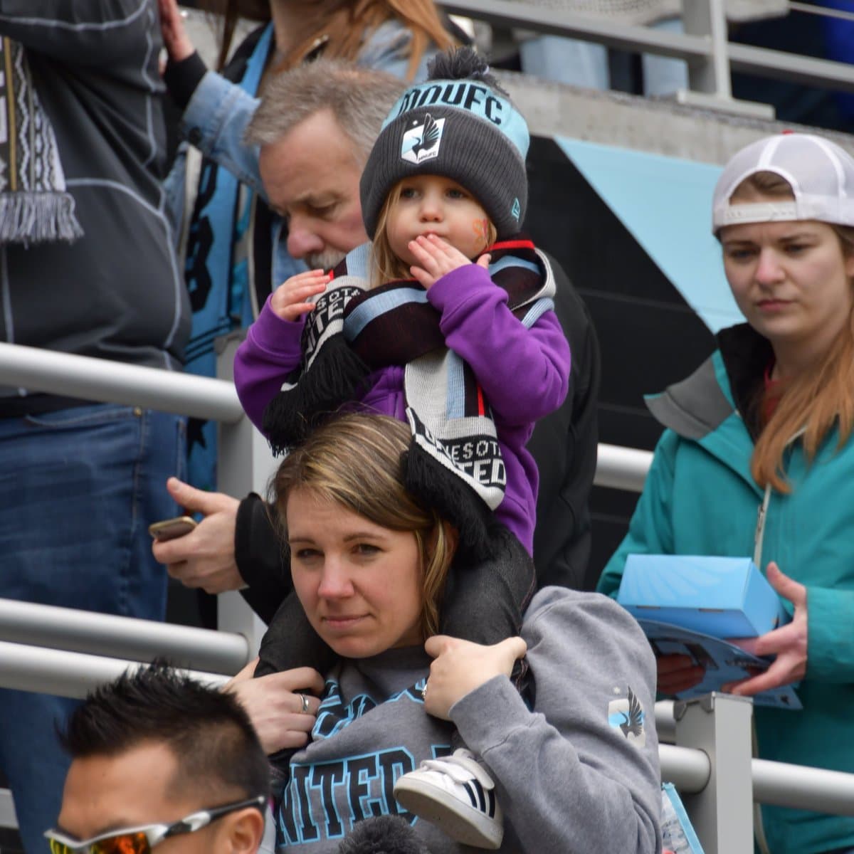 Toda la familia 'loon' se hizo presente en el evento.