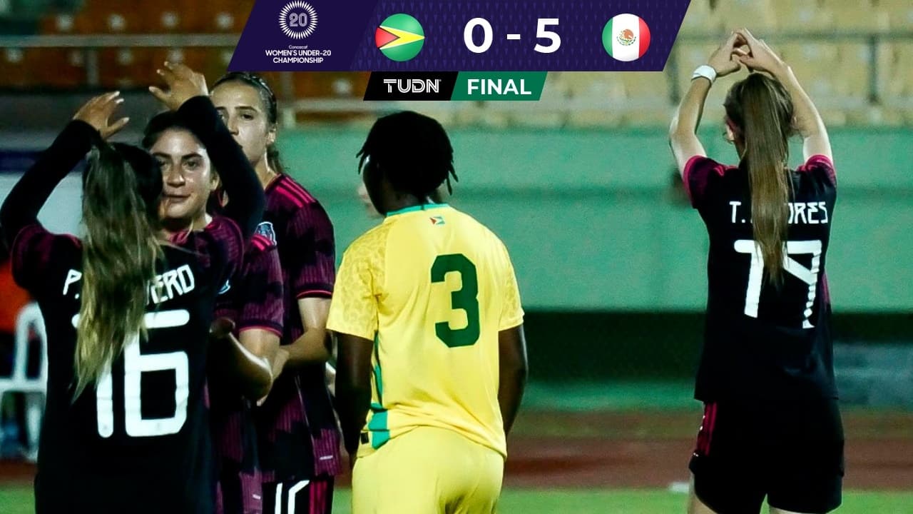 Tatiana Flores luce en la goleada del Tri Femenil Sub-20 sobre Guyana