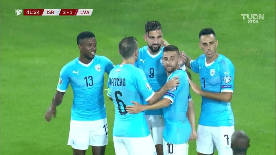 ¡GOOOL! Munas Dabbur anota para Israel