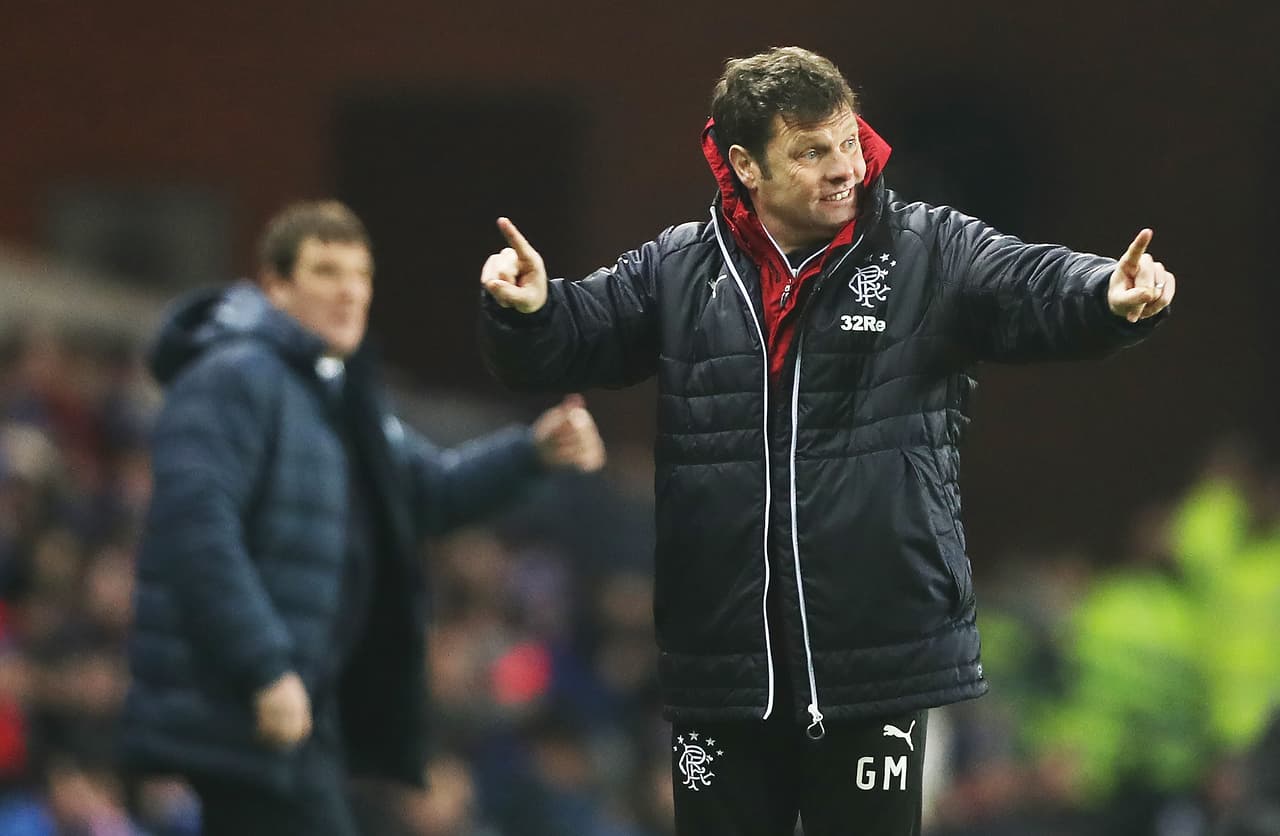 GLASGOW, SCOTLAND - DECEMBER 16: Rangers interim manager Graeme Murty is seen during the Ladbrokes Scottish Premiership match between Rangers and St Johnstone at Ibrox Stadium on December 16, 2017 in Glasgow, Scotland. (Photo by Ian MacNicol/Getty Images)
