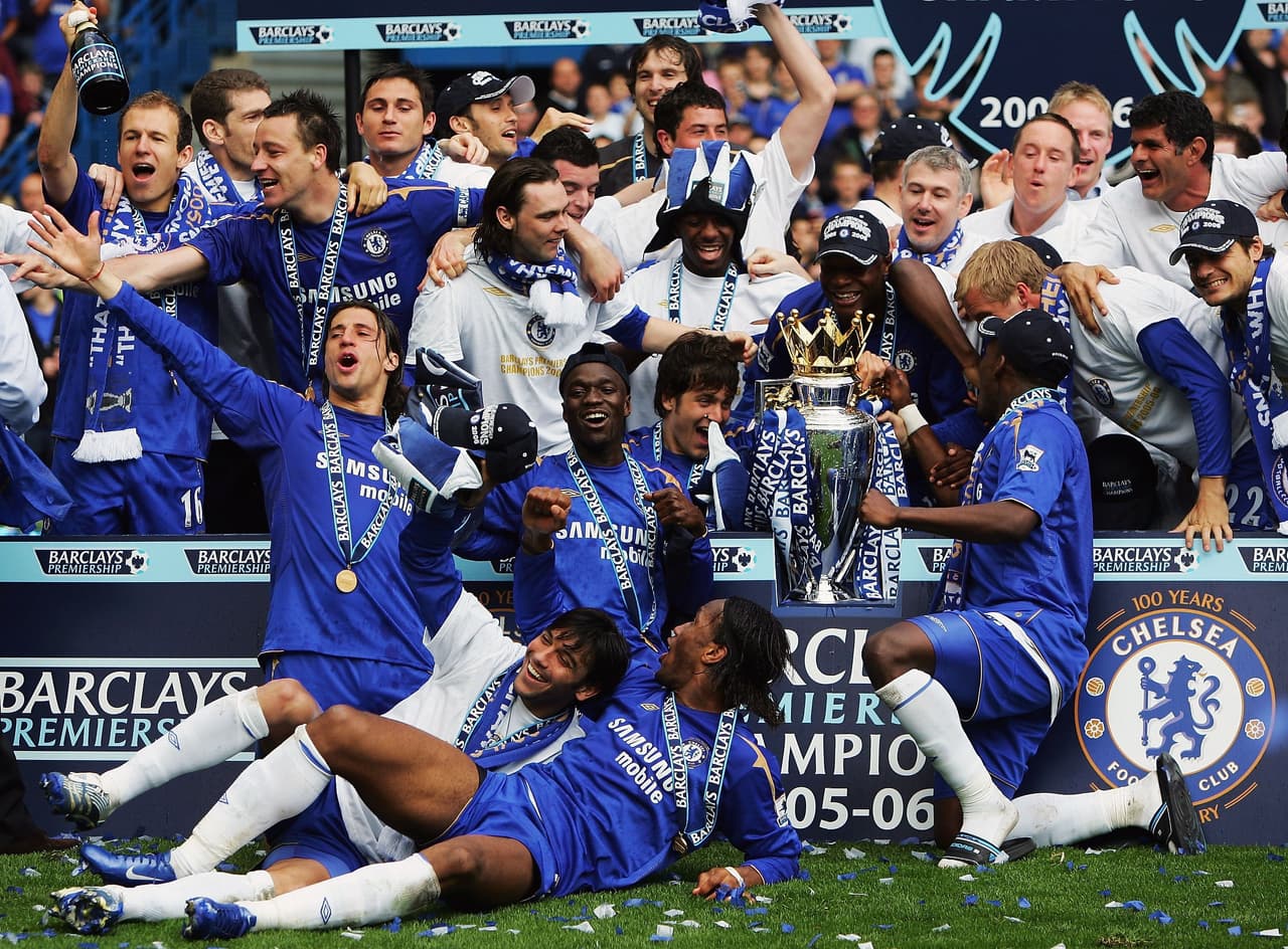 5. Chelsea (2005/2006): los 'Blues' deslumbraron en aquella temporada hasta ganar la Premier League. Aunque su juego defensivo era superlativo, lo mejor era el ataque con jugadores de mucha calidad.