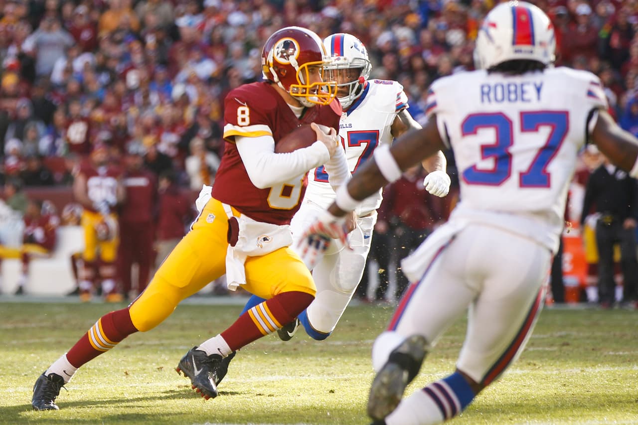 4. KIRK COUSINS - Los Redskins están cerca del título divisional y Cousins creciendo en cada partido. Contra los Bills completó 22 de 28 para 319 yardas con 4 de touchdown.