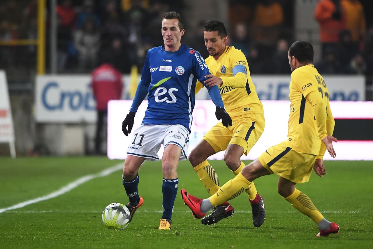 No obstante, Estrasburgo volvió a tomar el control del juego para evitarle comodidad al poderoso equipo parisino.