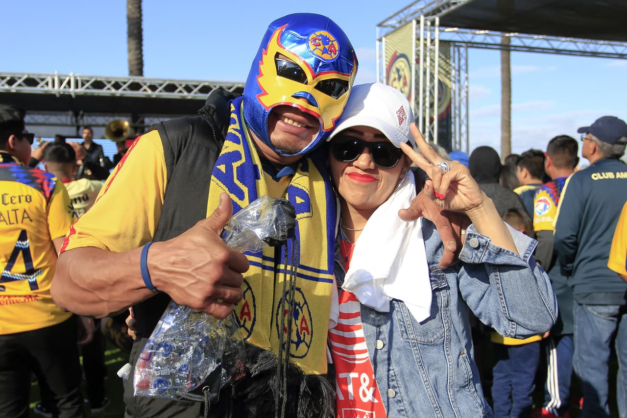 Los fanáticos de América y Atlas están listos para el partido amistoso que se llevará a cabo en el Dignity Health Sports Park de Carson, California.