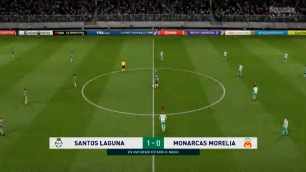 Santos falló un penal y el empate a un gol pone en peligro su clasificación a la Fiesta Grande del futbol virtual.