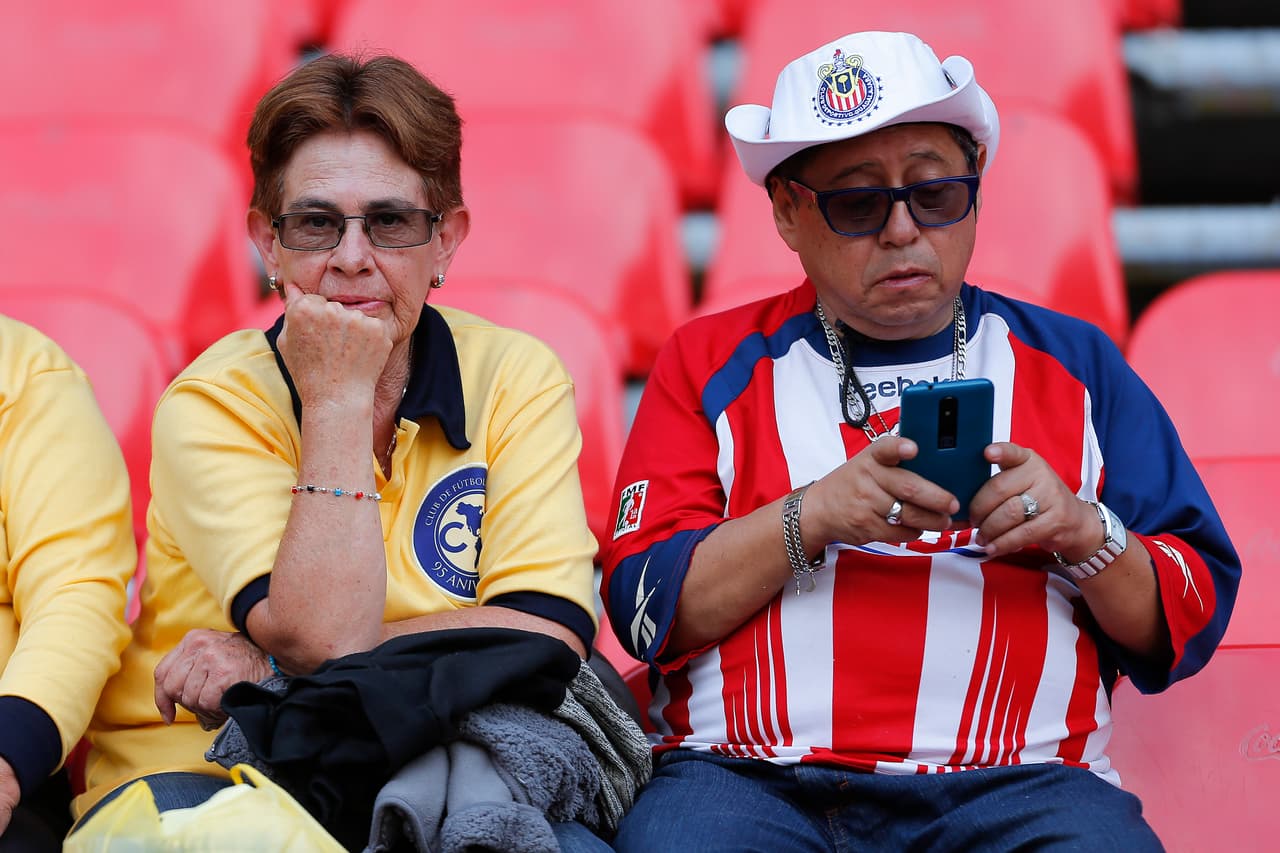 Ciudad de México, 30 de septiembre de 2018. , durante el partido de la jornada 11 del torneo Apertura 2018 de la Liga Bancomer MX, entre las Aguilas del América y las Chivas Rayadas del Guadalajara, celebrado en el estadio Azteca. Foto: Imago7/Agustin Cuevas