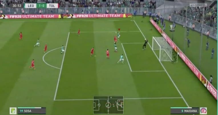 Con un control total desde el inicio del partido, Nicolás Sosa logra vencer al Toluca de Felipe Pardo y se enfrentarán a la Águilas del América en la final de la eLiga MX.