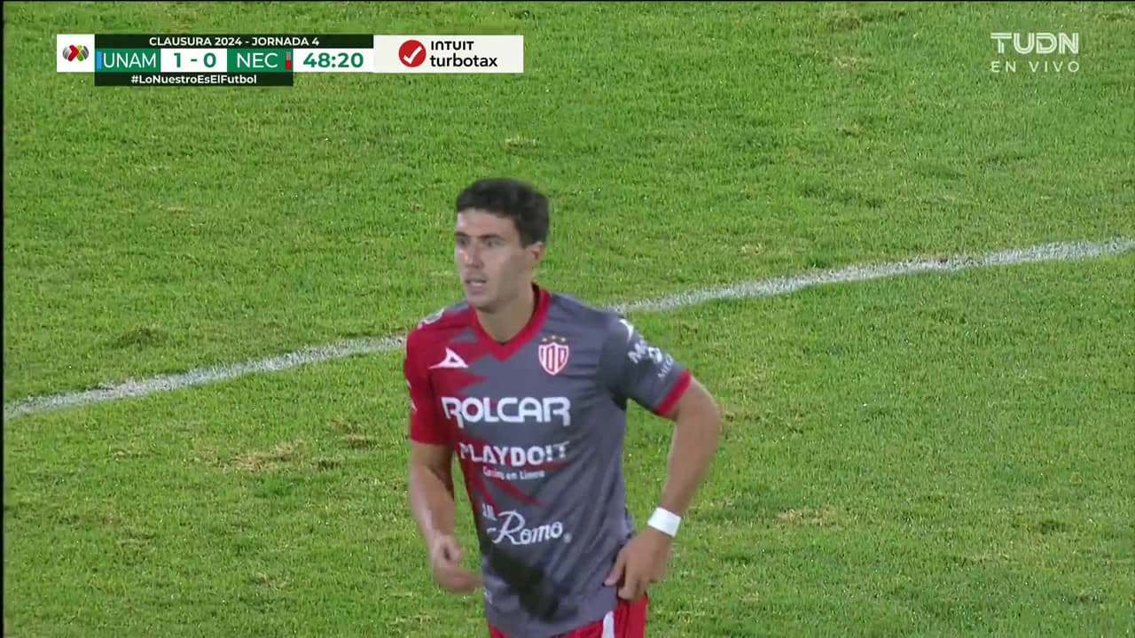 ¡GOOOL! Édgar Méndez anota para Necaxa.