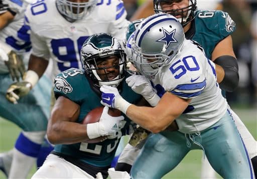 Drama en todo momento se vivió en el juego en que los Eagles derrotaron en tiempo extra a los Cowboys 33-27. Aquí las mejores tomas del duelo.