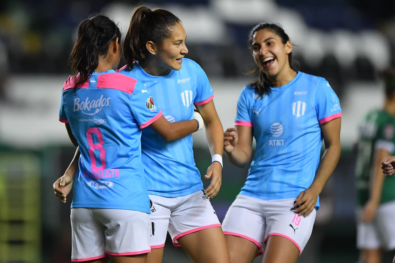 Por Monterrey marcaron: Mónica Desiree y Diana Evangelista (2); para las locales descontó Sanjuana De Jesús Muñoz.