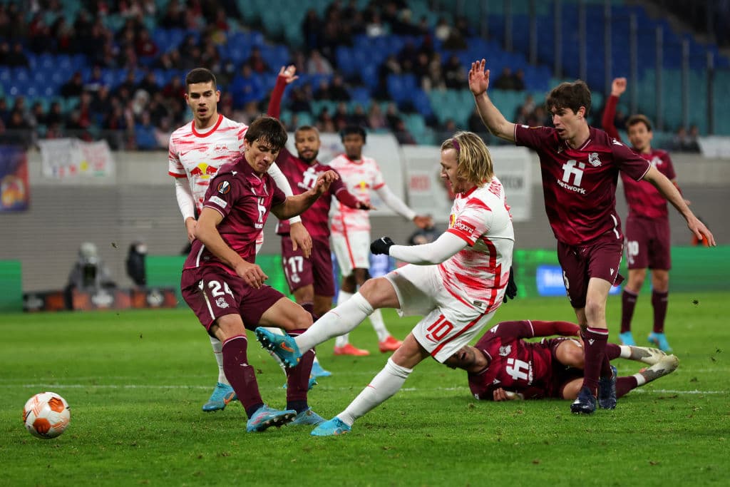 Atalanta conecta en el segundo tiempo anotan dos goles en dos minutos y consiguen la remontada 2-1 spbre el Olympiakos, mientras que la Real Sociedad no logró aguantar la ventaja en Alemania y terminan empatando 2-2 con el RB Leipzig.