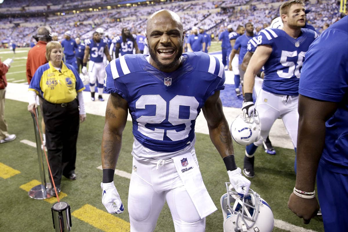 Safety: Mike Adams, Indianapolis Colts (AP-NFL).