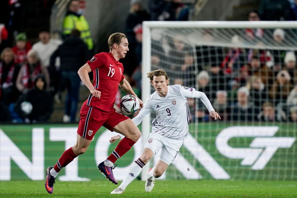 Noruega no puede con Letonia y sufrirán por su boleto a Qatar 2022