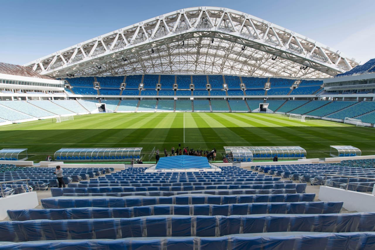 Actualmente el Olímpico de Fisht está en plenas condiciones para recibir partidos de fútbol, quedando con una capacidad para 48,000 espectadores