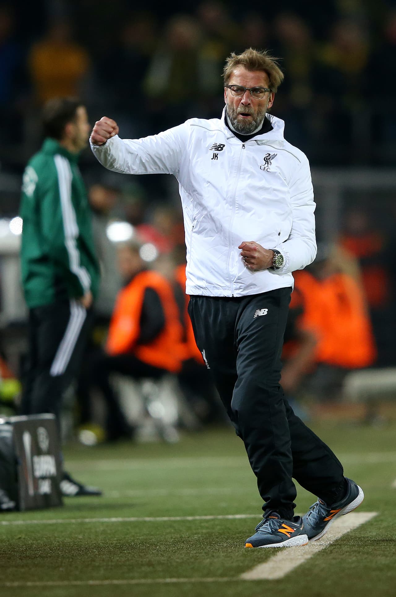 Cuando cayó el gol del Liverpool, Klopp no escondió su alegría y lo gritó con energía sin importar que enfrente estaba su ex equipo.