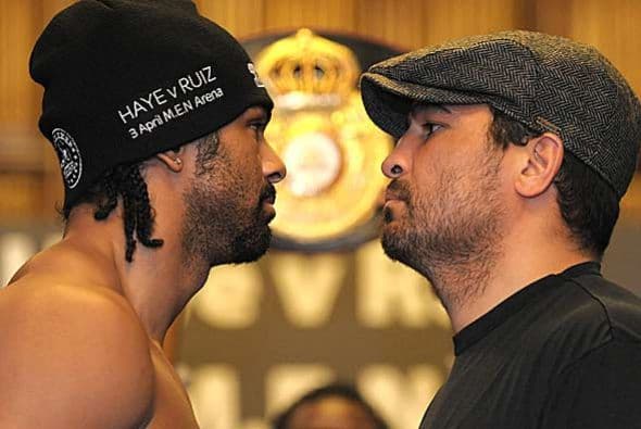 Haye expondrá por primera vez su título pesado AMB y John Ruiz buscará arrebatárselo.