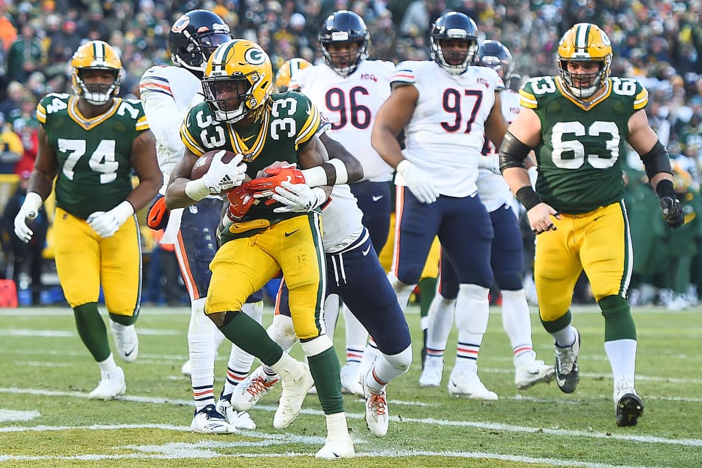 Tardía reacción de los Chicago Bears en la derrota 13-21 ante los Packers en Green Bay.