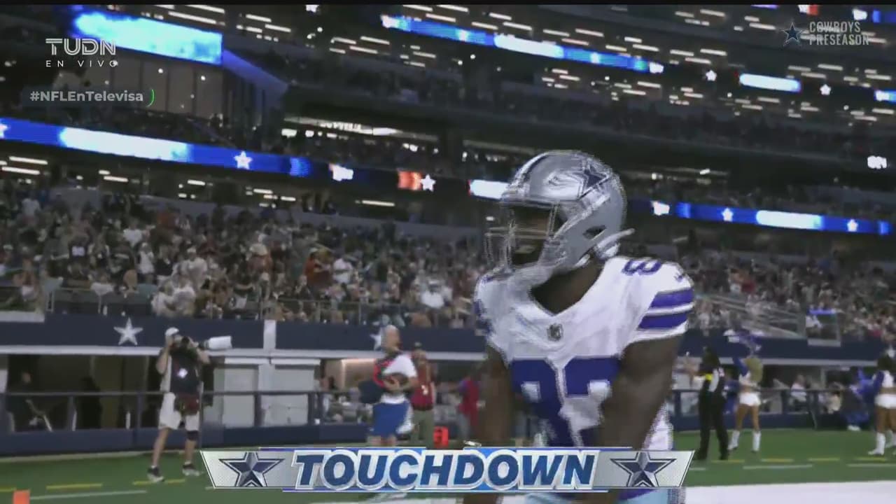 ¡Vaya recepción de Jalen Brooks! TD de Dallas, al inicio del tercer cuarto