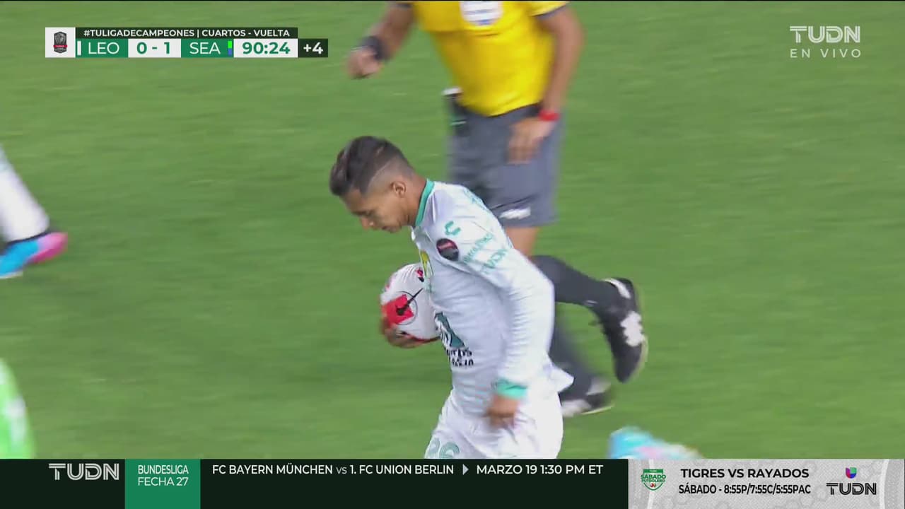 ¡El de la honra! Ambríz rompe la sequía con el 1-1 de León ante Seattle