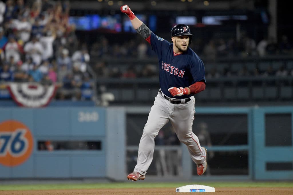 <b>14) Steve Pearce</b>. Es el quinto jugador en la historia en militar con todos los equipos del Este de la Americana, pero en 2018 guió a Boston como su MVP en la Serie Mundial ante los Dodgers.