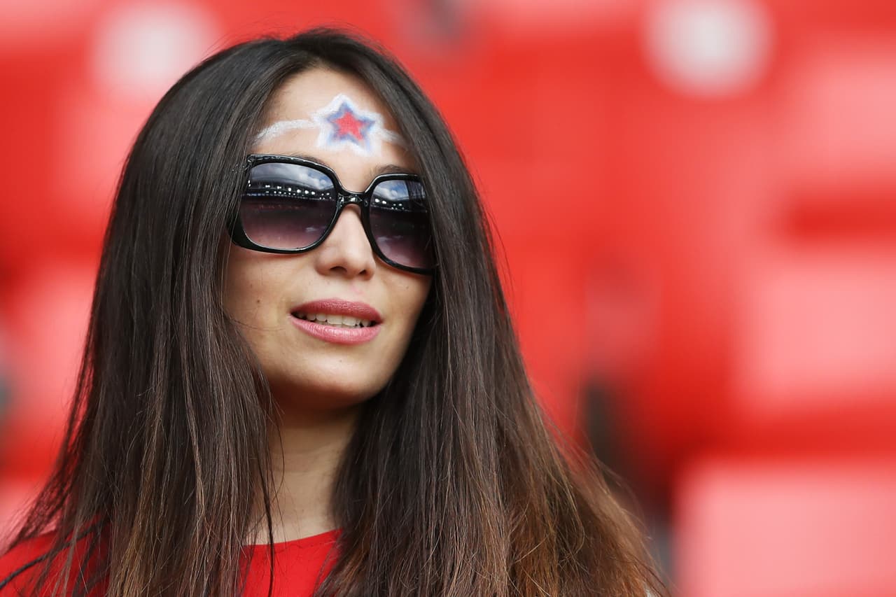 Para ella no hubo bandera, sino la estrella que acompaña la bandera chilena.