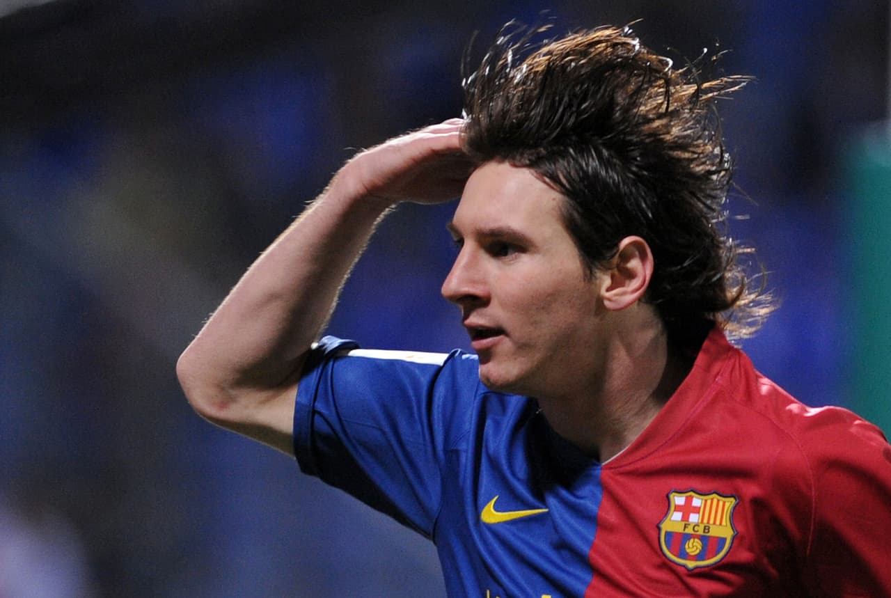 Temporada 2008/2009 - Lionel Messi (F.C. Barcelona) con 9 goles.