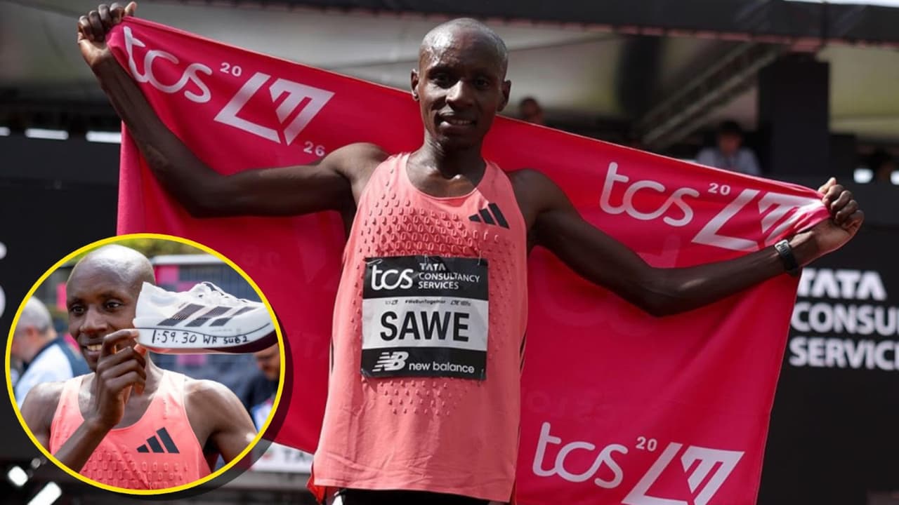 Sabastian Sawe rompe la barrera de las dos horas en el Maratón de Londres