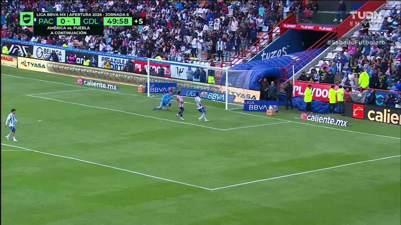 ¡Guadalajara no deja de presionar a Pachuca!