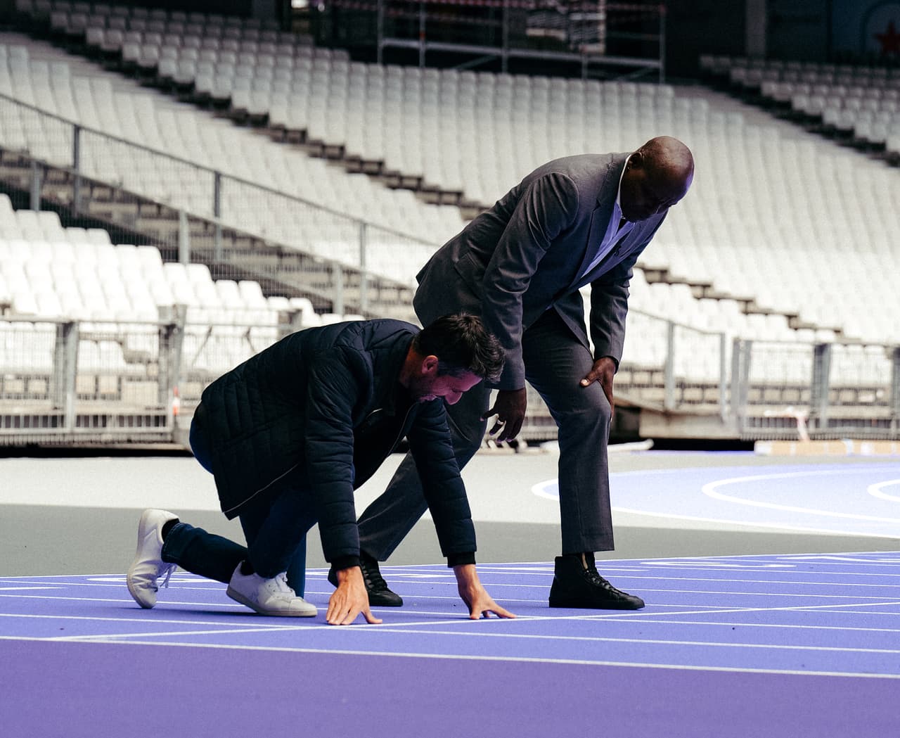 Paris 2024: Carl Lewis devela la pista violeta de atletismo