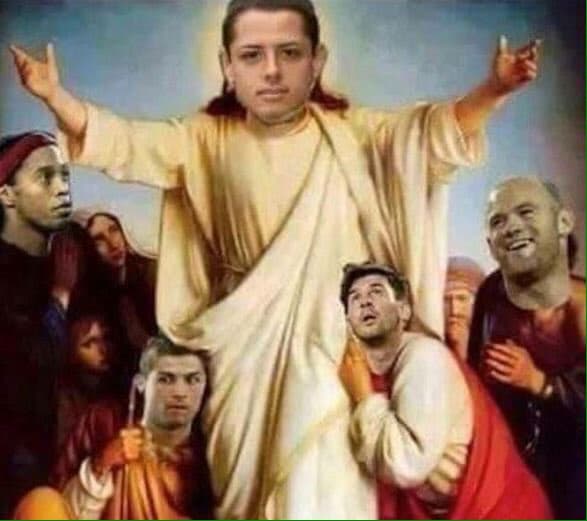 La contundencia que ha mostrado Javier Hernández no pasó desapercibida por los aficionados que hicieron mofa de los resultados en la Liga de Campeones