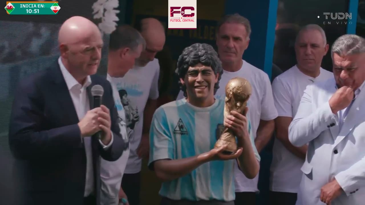 A dos años de su muerte rinden homenaje a Maradona en Catar