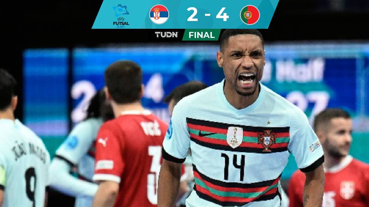 Portugal inicia con triunfo ante Serbia en la Euro de futsal