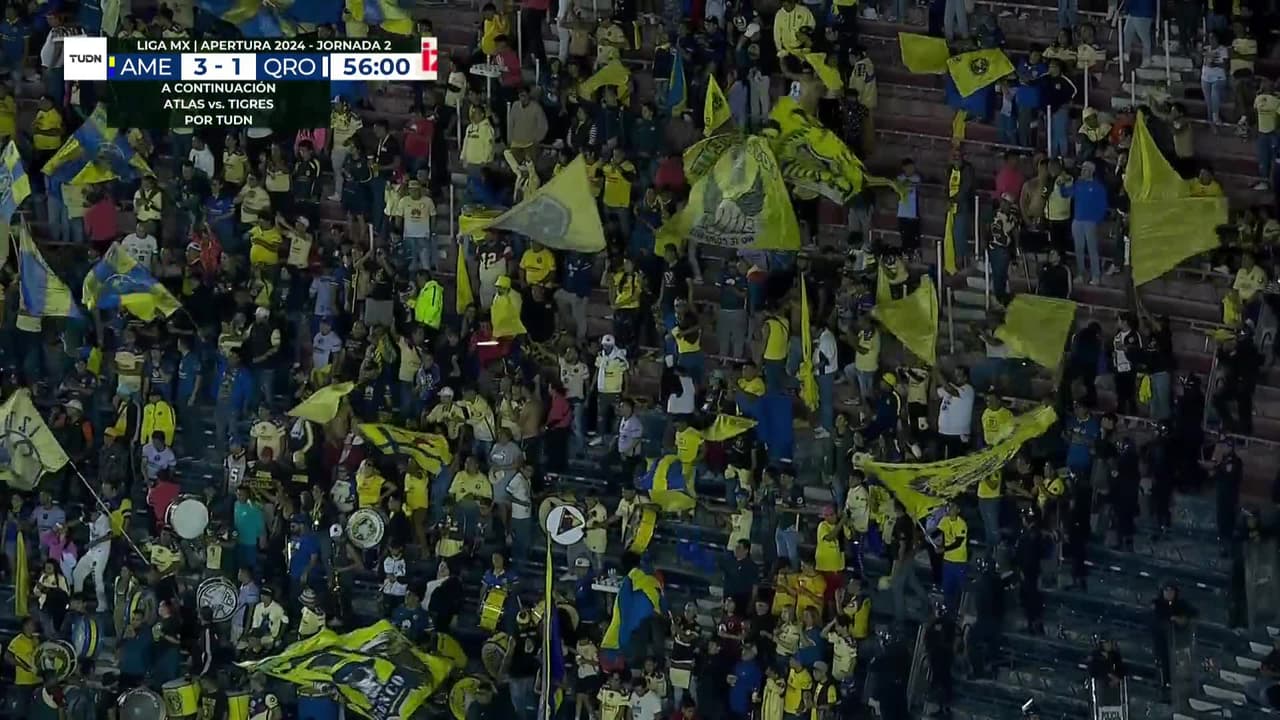 ¡GOL!  anota para América. Henry Martín