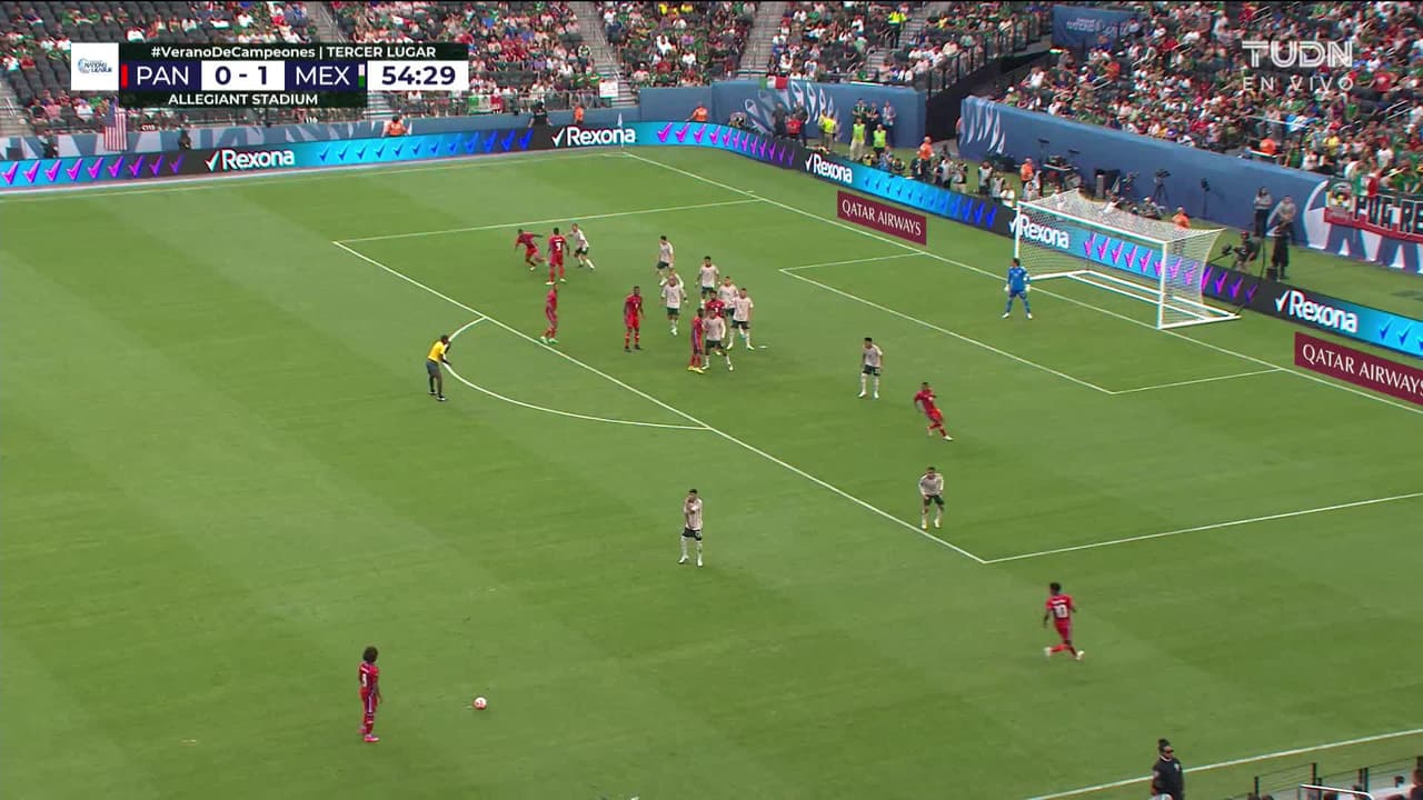 ¡GOL!  anota para Panamá. Aníbal Godoy