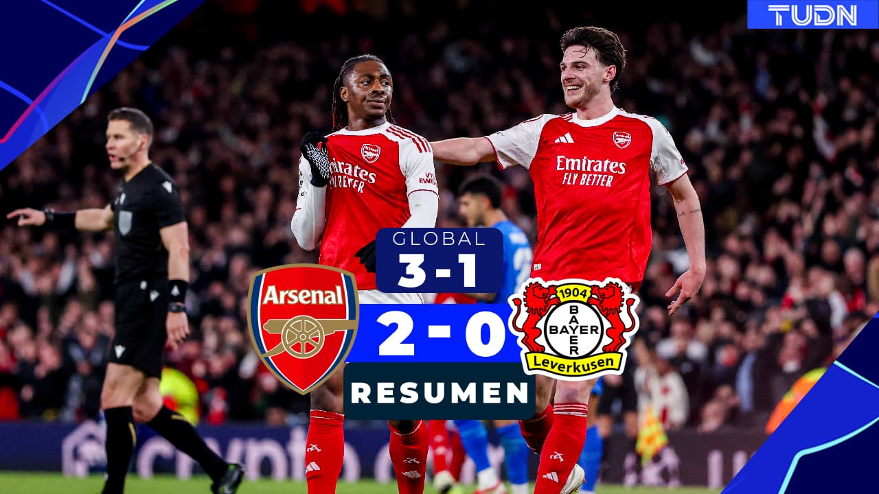 Arsenal vs. Bayer Leverkusen EN VIVO por Octavos de Final Champions League: goles, resumen y resultado 