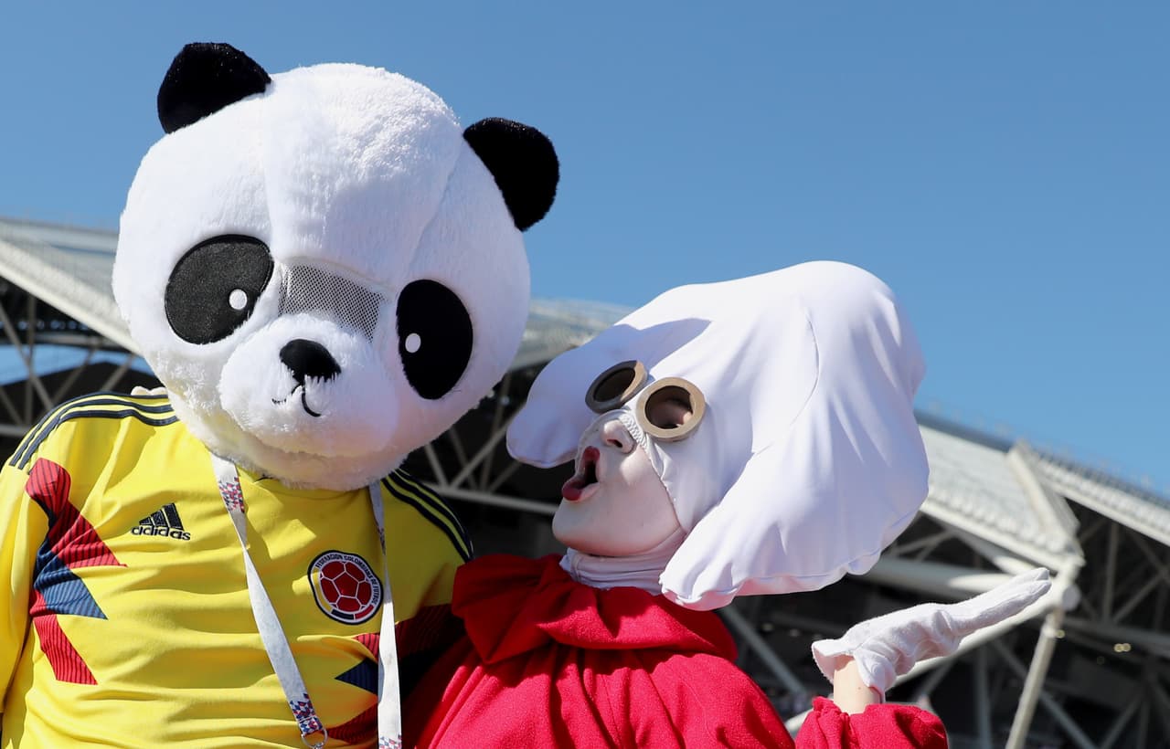 La alegría y el colorido encendió la fiesta del duelo de Colombia y Senegal, partido definitivo en la clasificación a octavos de finl por el grupo H del Mundial de Rusia 2018.