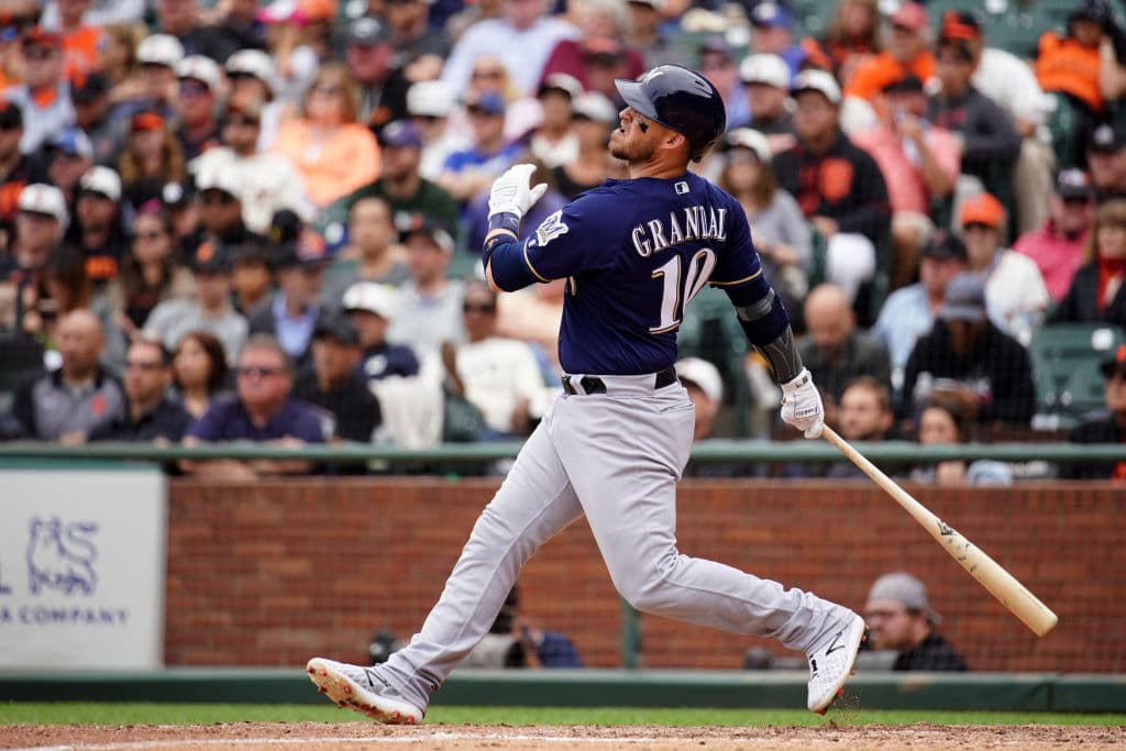 <b>C) Yasmani Grandal, Milwaukee Brewers</b>.