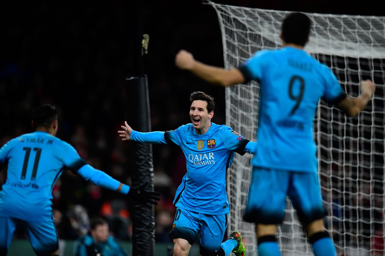 Barcelona se pondría al frente con una combinación de su tridente y una excelente definición del 10 azulgrana.