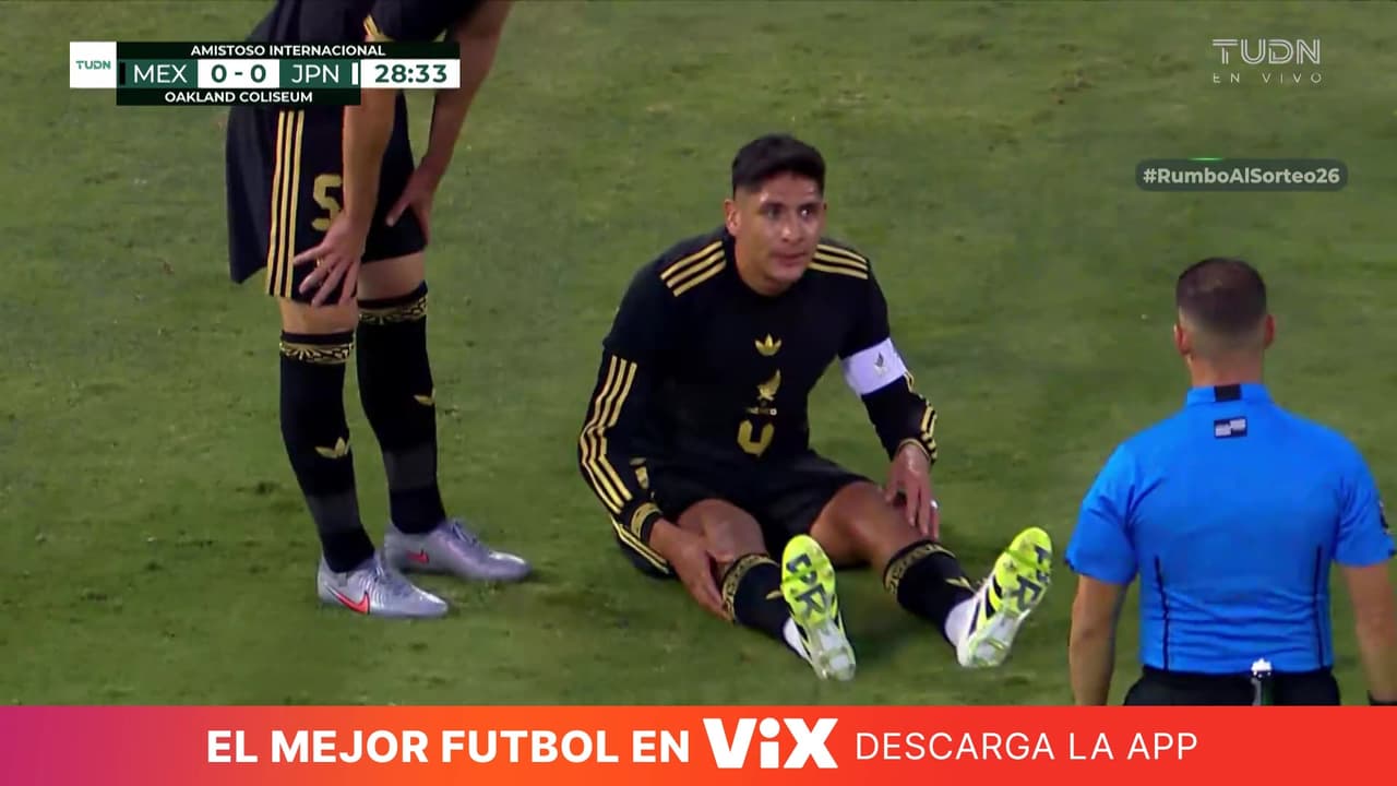 Edson Álvarez sale por lesión y enciende las alarmas en el Tri