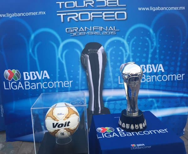 Llegó el Trofeo del Apertura 2015 a Monterrey