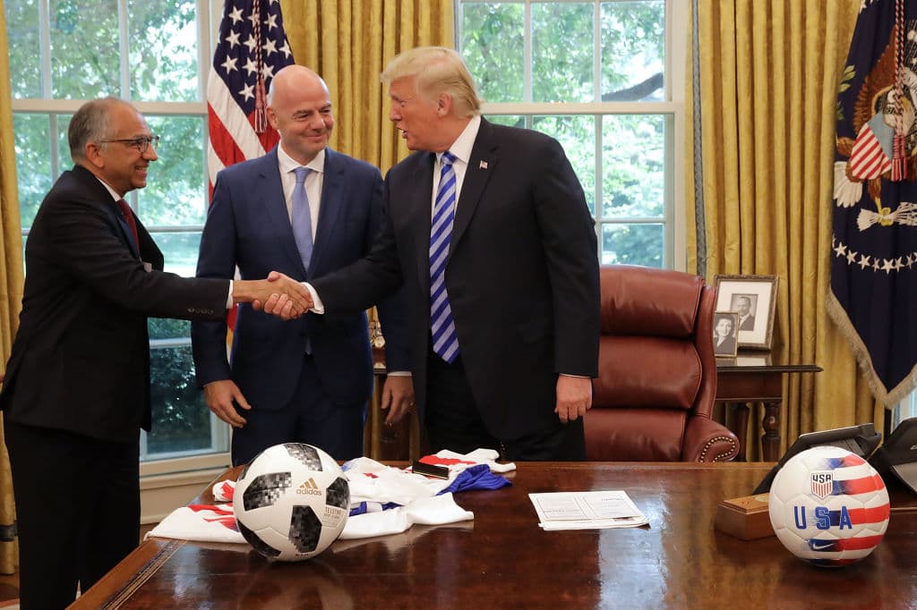 Trump espera que la sociedad de trabajo con la FIFA para el Mundial traiga provecho, aunque para el 2026 es probable que no sea el mandatario.