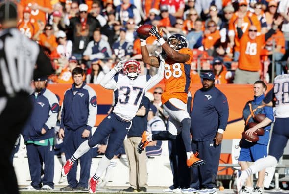 El receptor de Denver, Demaryius Thomas, se llevó la noche junto a Manning al lograr en siete recepciones 134 yardas.