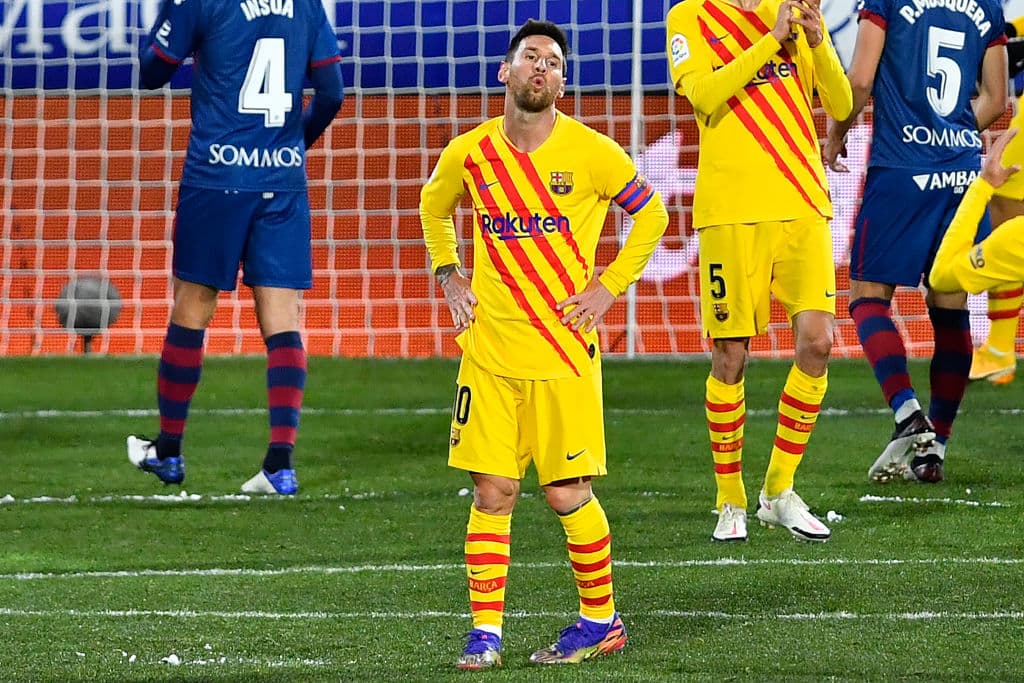 Barcelona se impone 1-0 ante el Huesca. Frenkie de Jong fue el encargado de darle la victoria al equipo culé al minuto 27, durante la fecha 17 de LaLiga.