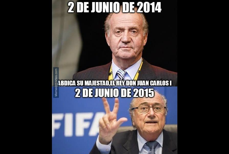Los memes de la salida de Blatter de la FIFA
