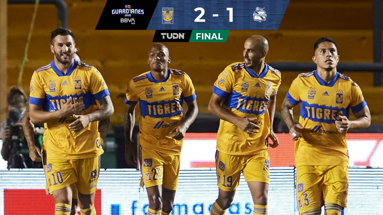 Tigres derrota al Puebla 2-1, pero genera muchas dudas