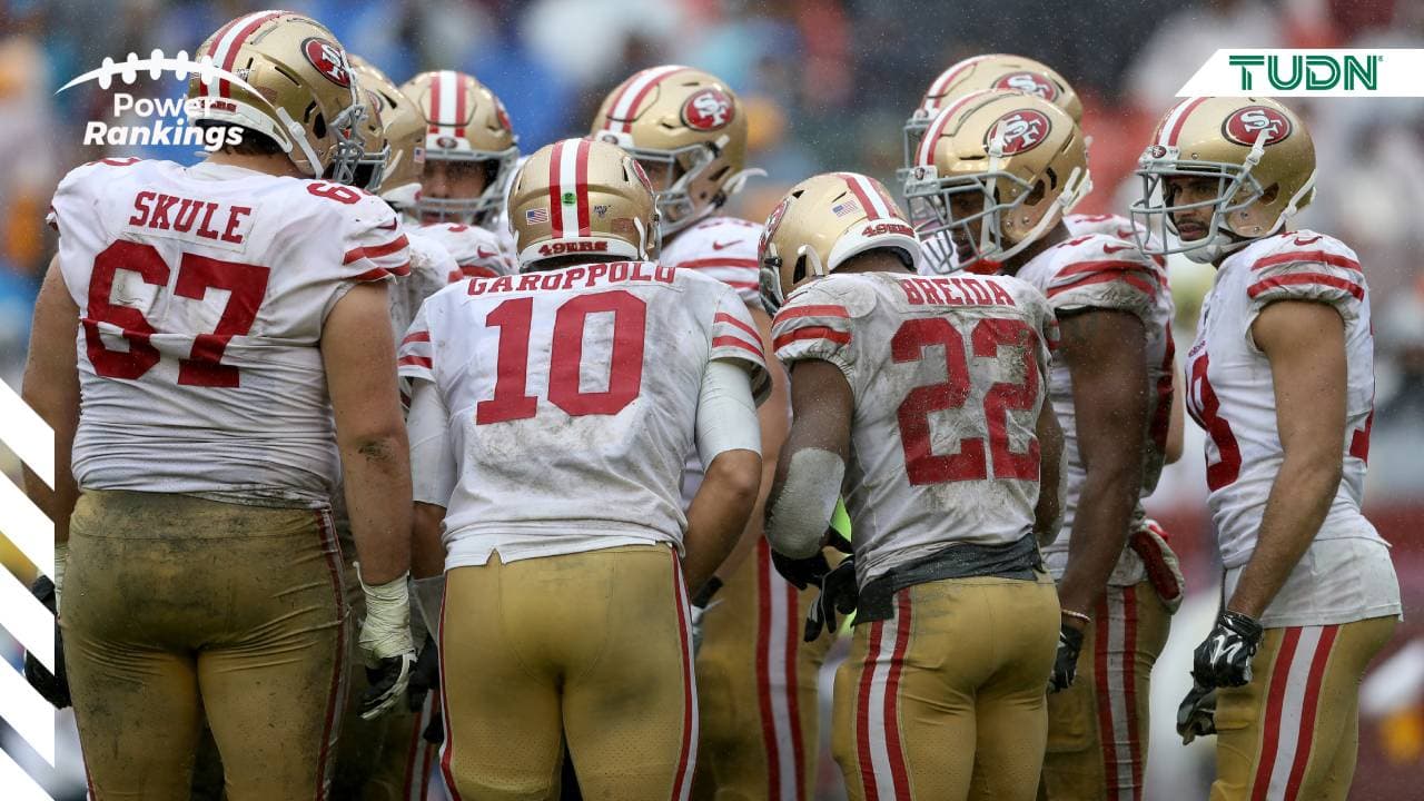 Se aferran los 49ers a la cima de los Power Rankings TUDN 