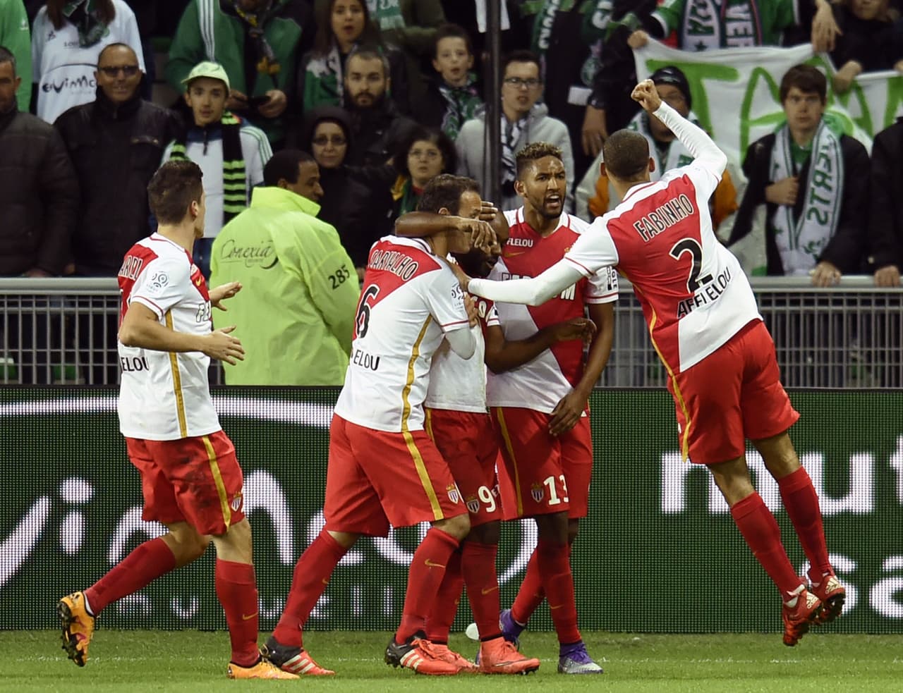 Mónaco salva un punto ante Saint-Etienne con el primer gol de Vagner Love