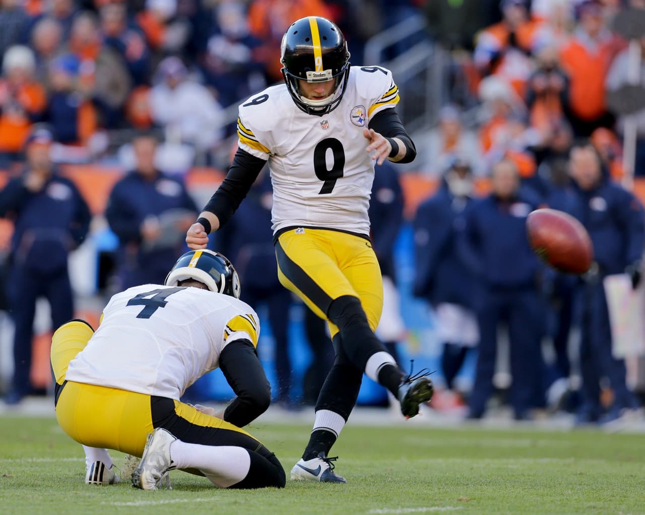 Un gol de campo de Chris Boswell de 28 yardas le dio ventaja a Steelers de 4 puntos para poner la pizarra 13-9 en el arranque del tercer cuarto