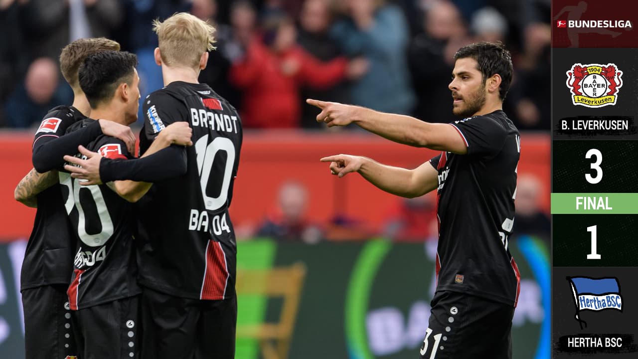 Con Kai Havertz brillando, Bayer Leverkusen doblega al Hertha Berlin